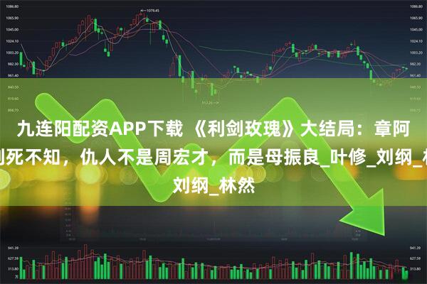九连阳配资APP下载 《利剑玫瑰》大结局：章阿姨到死不知，仇人不是周宏才，而是母振良_叶修_刘纲_林然